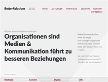 Tablet Screenshot of betterrelations.de